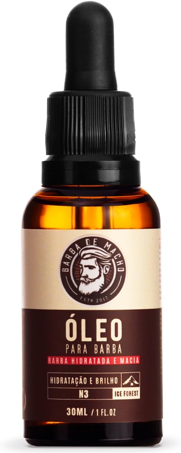 Kit Básico para Barba Shampoo Balm e Óleo 4