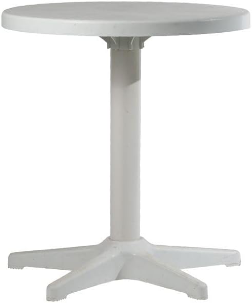 Mesa Redonda Bistrô de Plástico para Área Gourmet Piscina Sol Praia Bar Lanchonete 1