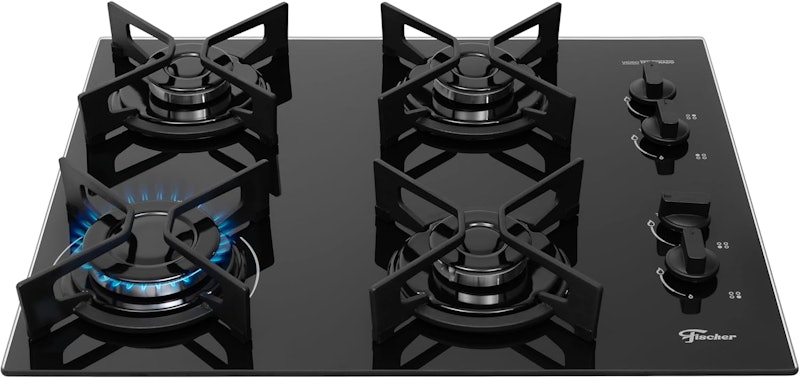 Cooktop a Gás 4 Bocas Fit Line Trempe Iron 1