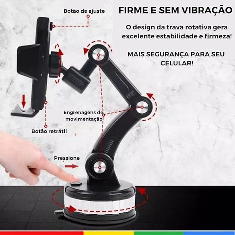 Suporte Universal de Celular para Carro It-Blue 2