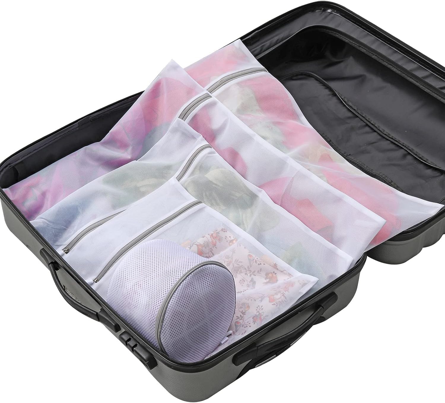 Kit 5 Sacos para Lavar Roupas na Máquina de Lavar 3