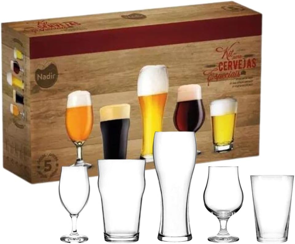 Conjunto 5 Copos de Cervejas Especiais 1