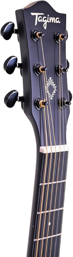 Violão Folk Cutaway EQ Aço T/ Spruce B/S Agathis Latin America Andes BKS Tagima 3