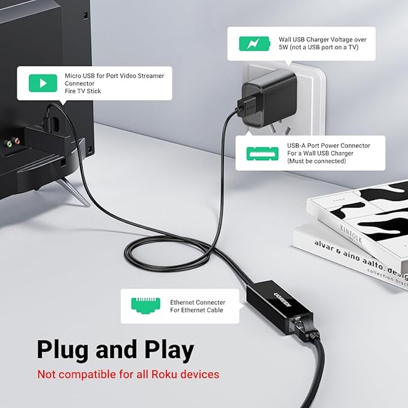 Adaptador Micro USB 100 Mbps 2