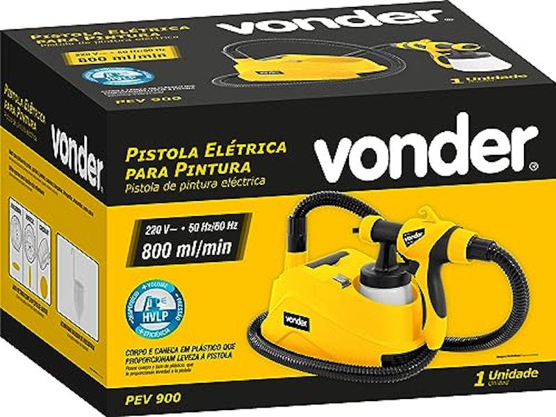 Pistola Elétrica para Pintura PEV 900 Vonder 4