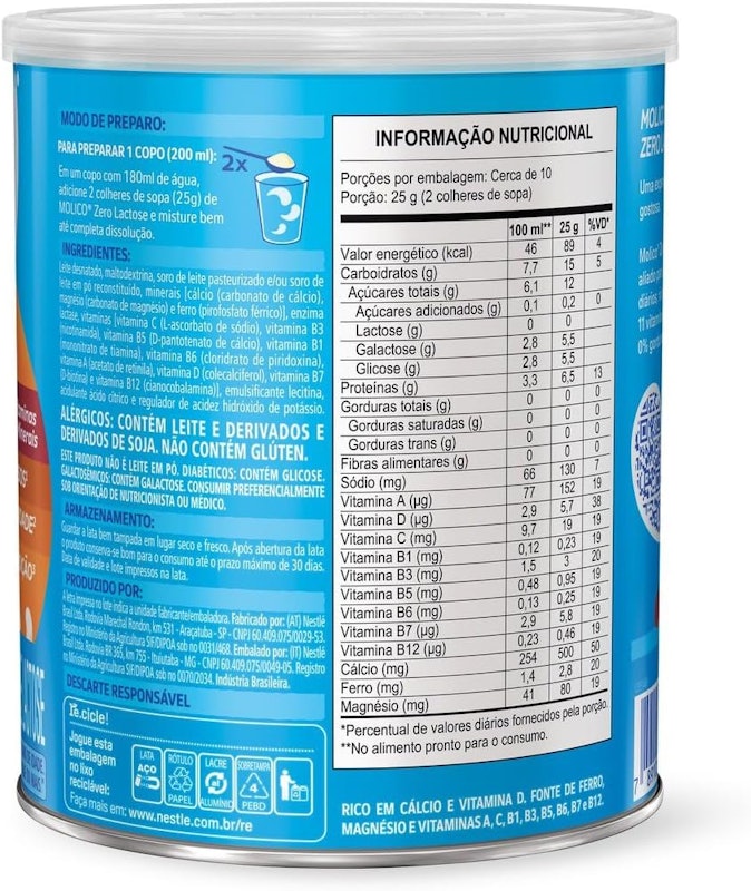 Molico Zero Lactose 2