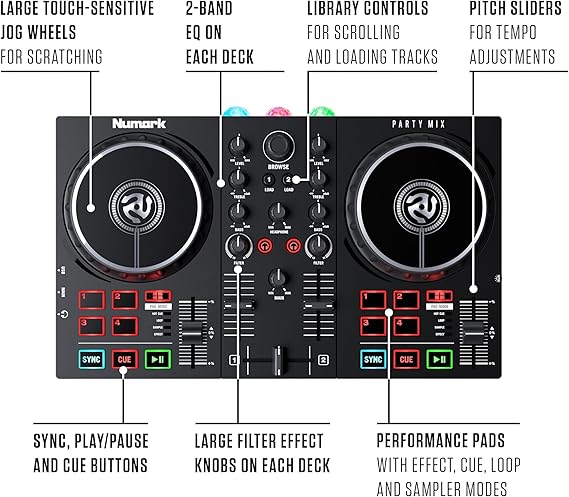 Controlador DJ Party Mix II 4
