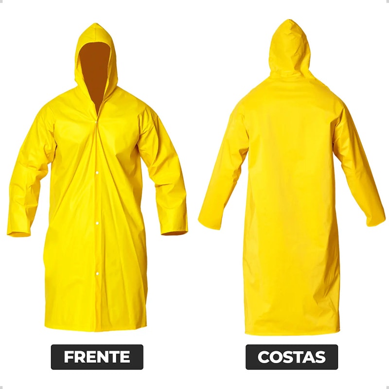 Capa de Chuva em PVC Forrada Total Capas 2
