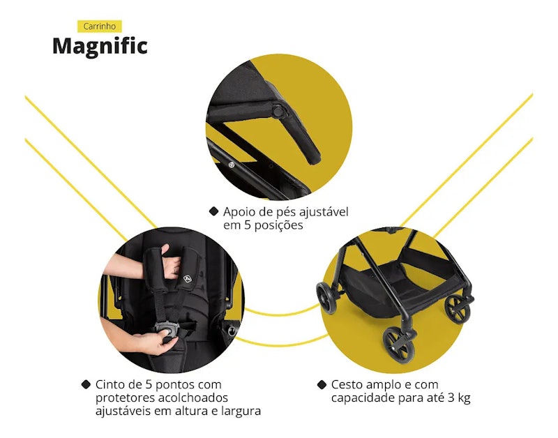 Travel System Magnific 5 em 1 Safety 1st 3