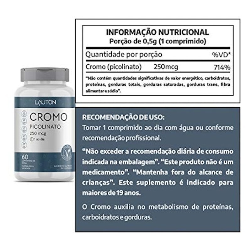Cromo Picolinato 250 mcg 2