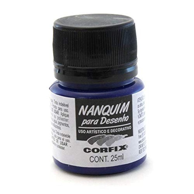 Tinta Nanquim Azul Ultramar 1