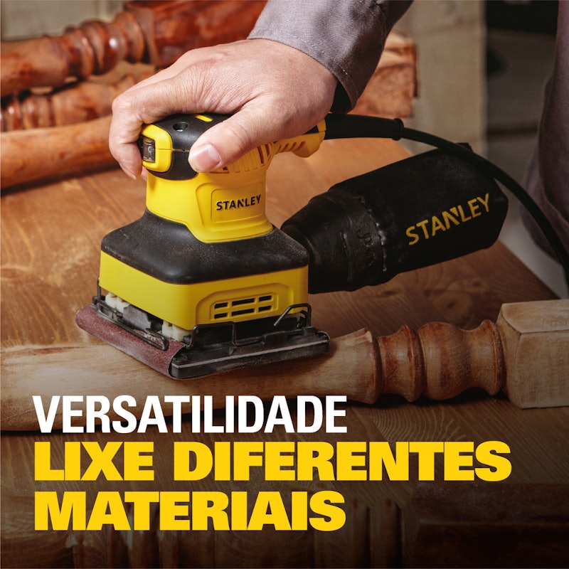 Lixadeira Orbital 1/4" STANLEY 4