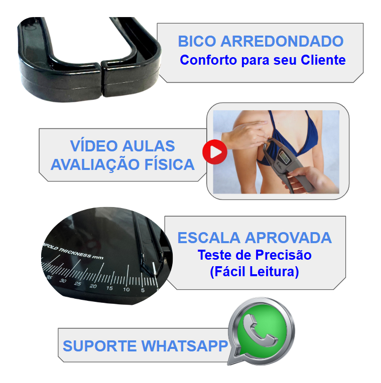 Adipômetro Clínico Profissional 4