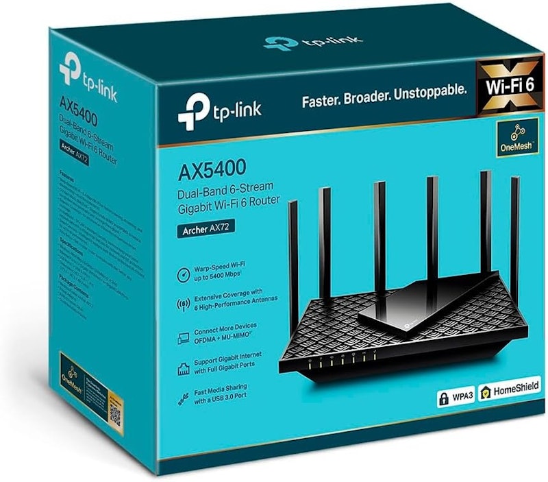 Roteador Wi-Fi 6 Gigabit Dual Band AX5400 5