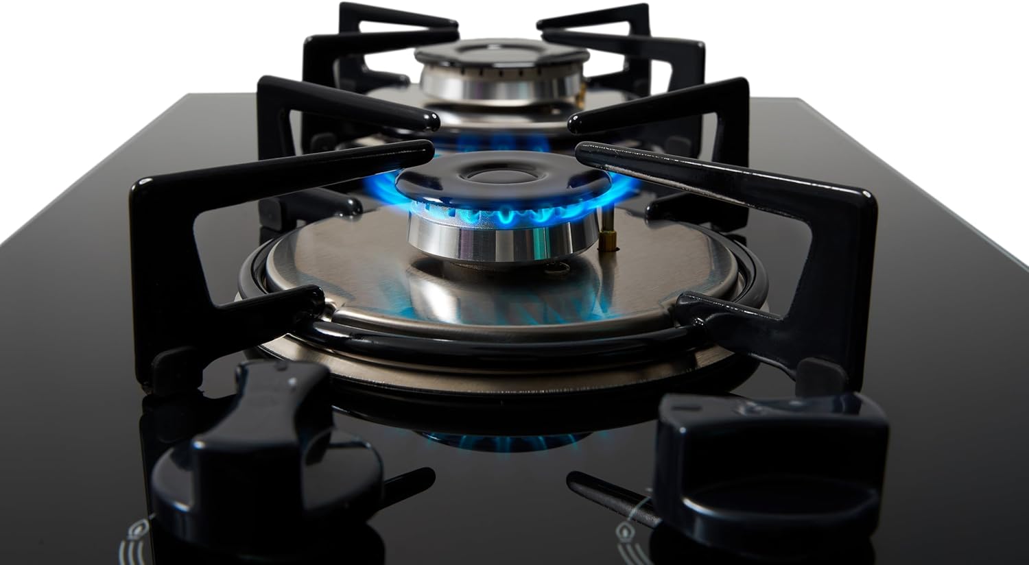 Cooktop a Gás Fischer 2 Bocas Loft com Supervisor de Chama Mesa Vidro Bivolt 4