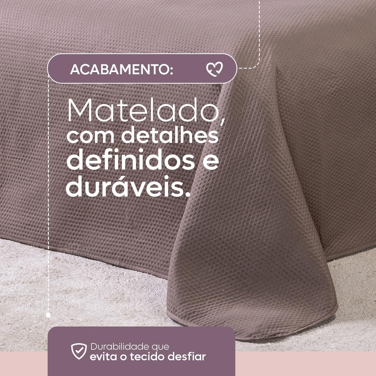 Kit Colcha Cobre Leito Double Casal Queen 3 Peças Dupla Face 200 Fios 4