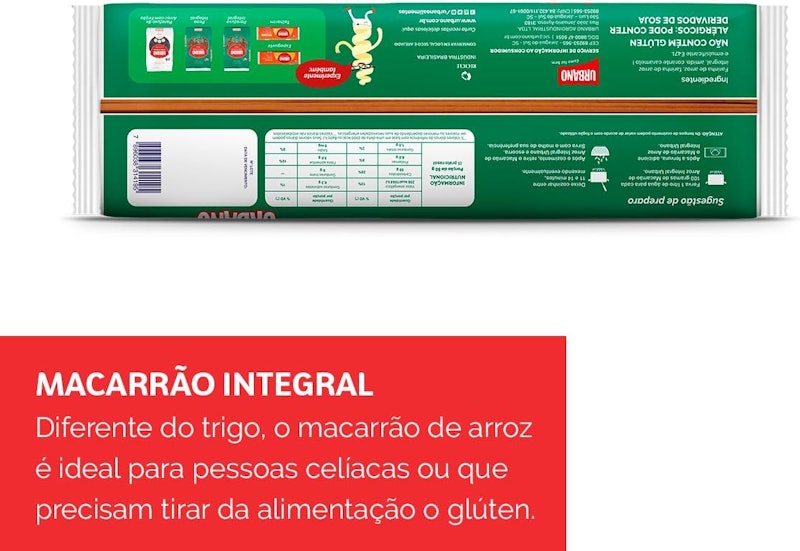 Macarrão Espaguete de Arroz Integral 2