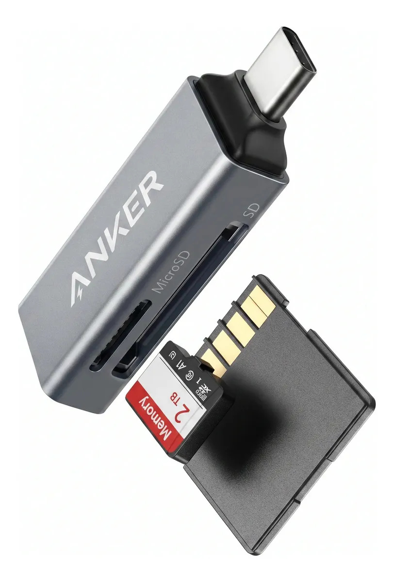 Adaptador Leitor de Cartão SD USB-C 2 em 1 Anker 1