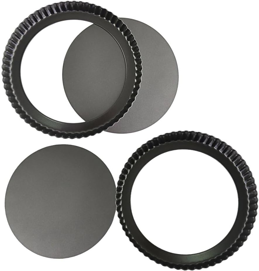Kit 2 Forma de Torta Redonda com Fundo Removível Antiaderente 3