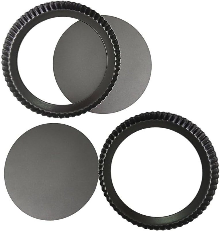 Kit 2 Forma de Torta Redonda com Fundo Removível Antiaderente 3