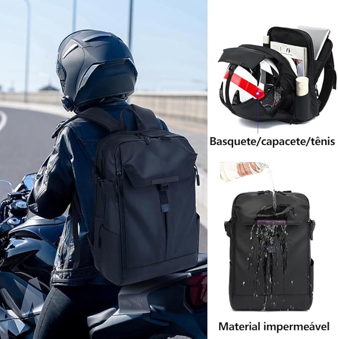 Mochila Notebook Impermeável Escolar Feminina Masculina 5