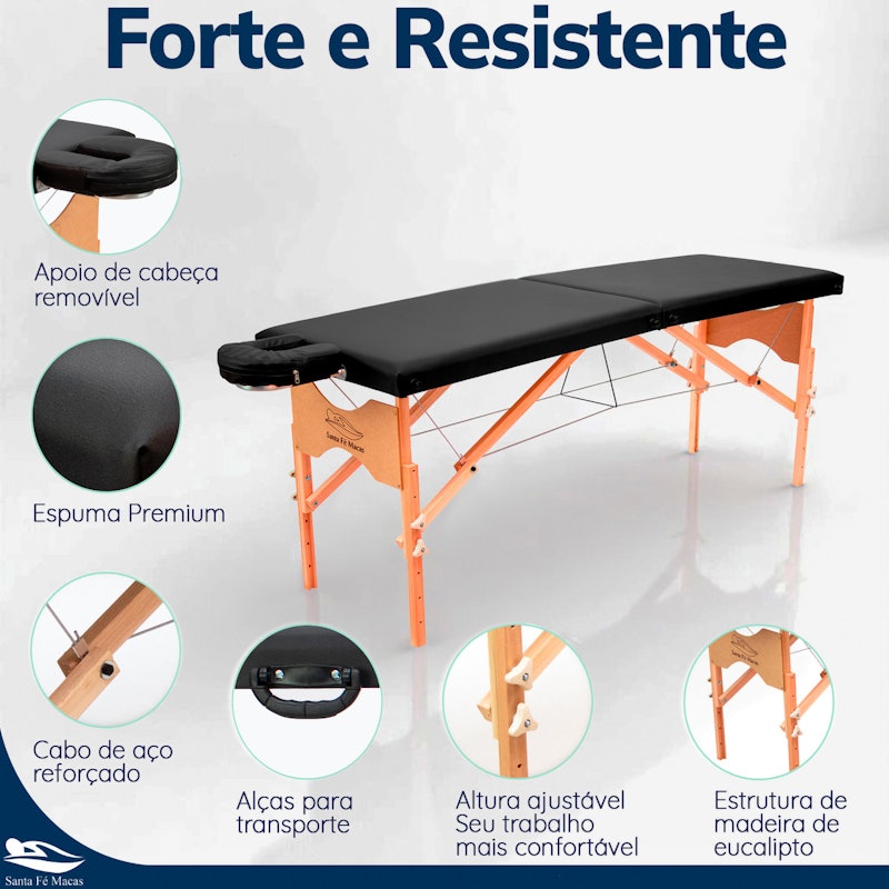 Maca Portátil Standard com Regulagem de Altura RA01 4