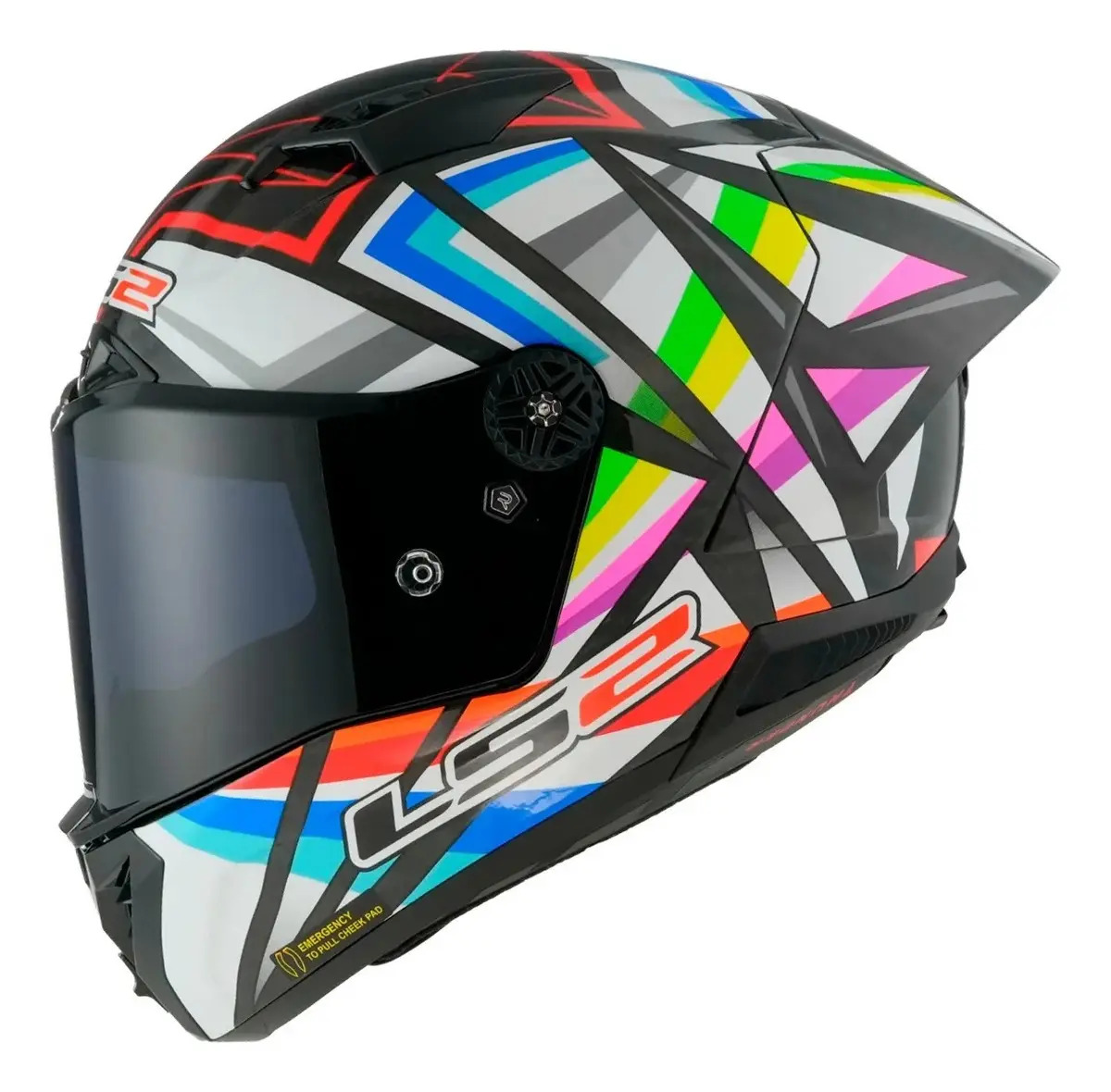 Capacete LS2 Thunder Carbon GP Flash 2