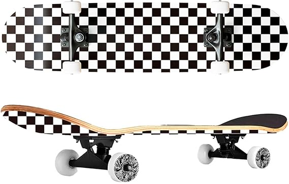 Skate Semiprofissional Completo Montado Modelos 7.5 4