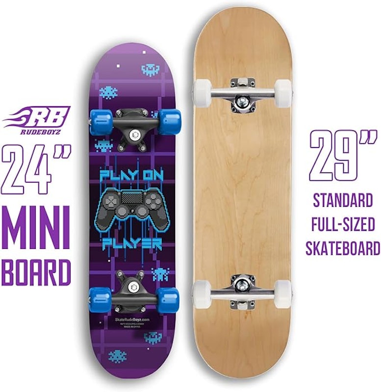 Kid's Mini Skateboards RUDE BOYZ 3