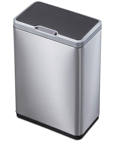 Lixeira Automática 50 L Inox com Sensor 5