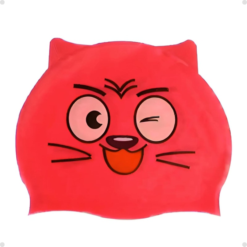 Touca Silicone para Natação Infantil Peixe 3