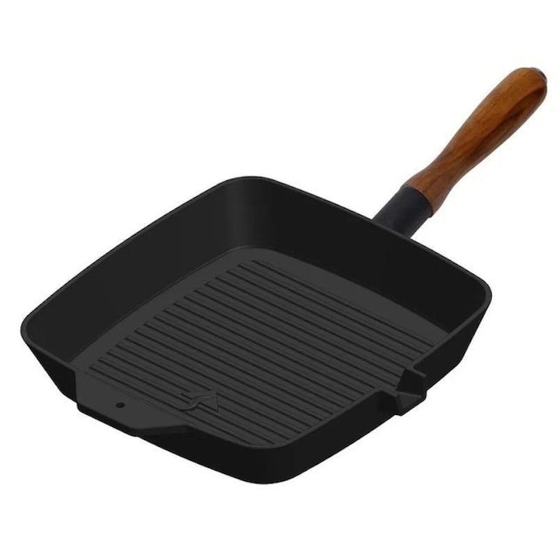 Frigideira de Ferro Quadrada para Grelhados 1