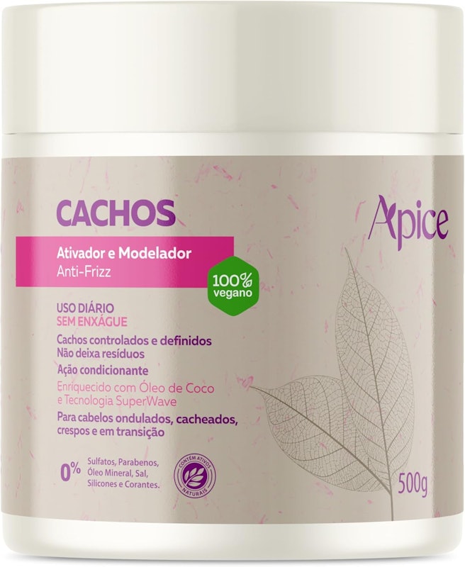 Ativador e Modelador Anti-Frizz Cachos Apice Cosméticos 1