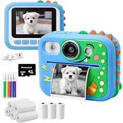 Kit Câmera Digital Infantil Portátil que Imprime na Hora