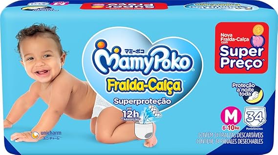 MamyPoko Fralda-Calça M 1