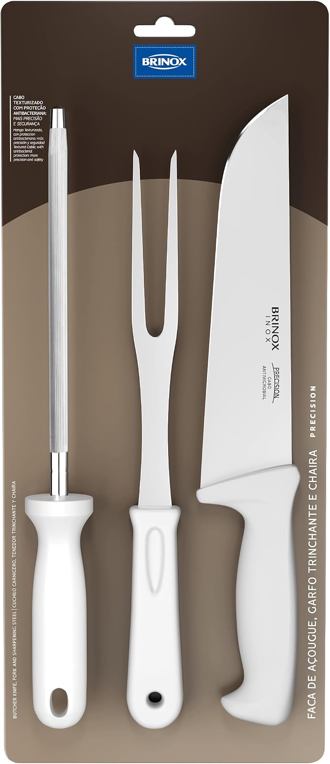 Kit para Churrasco Brinox Precision 3 Peças 1
