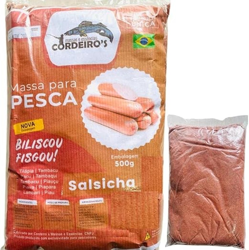 Massa para Pesca Cordeiro's - Salsicha 1