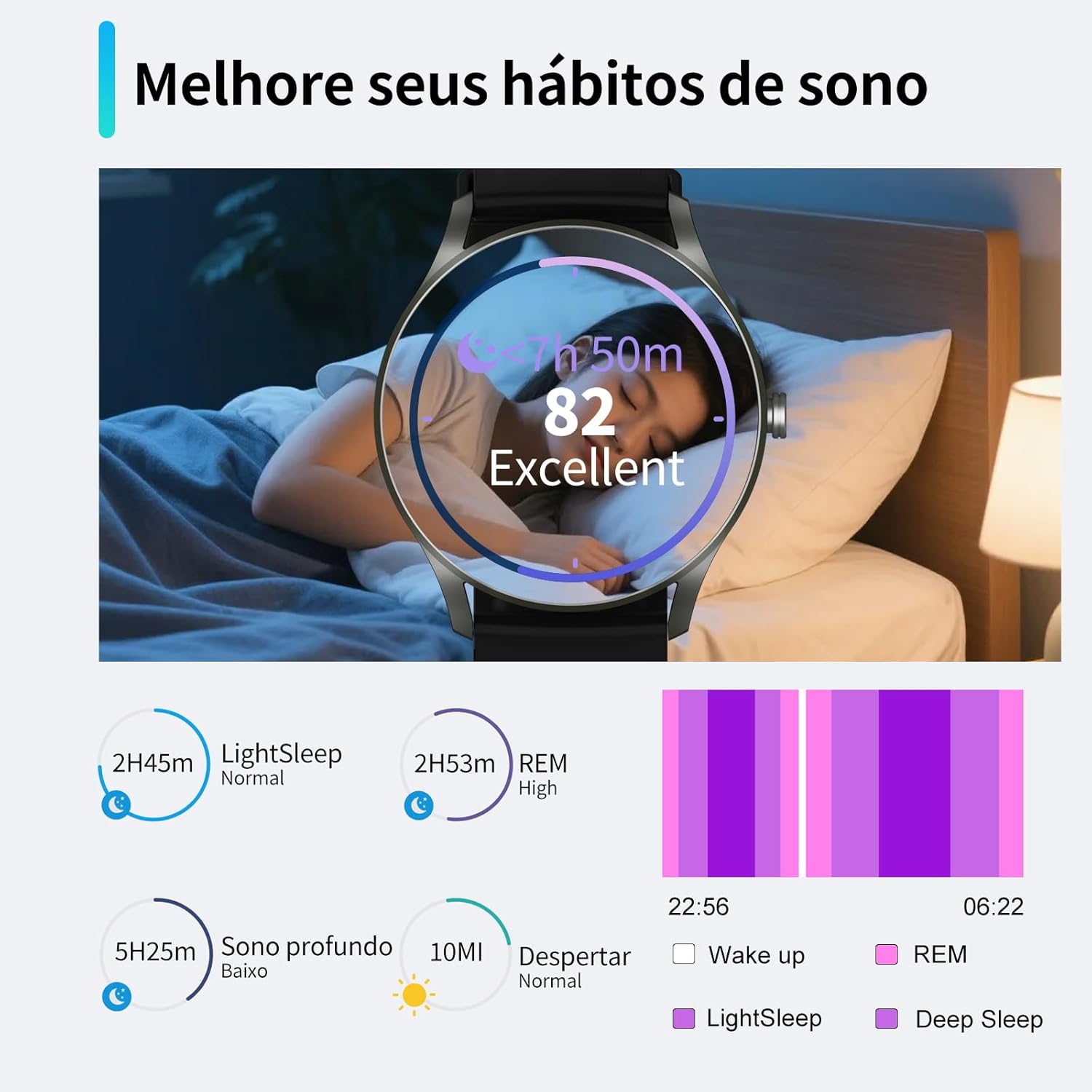 Relógio Smartwatch Redondo 5