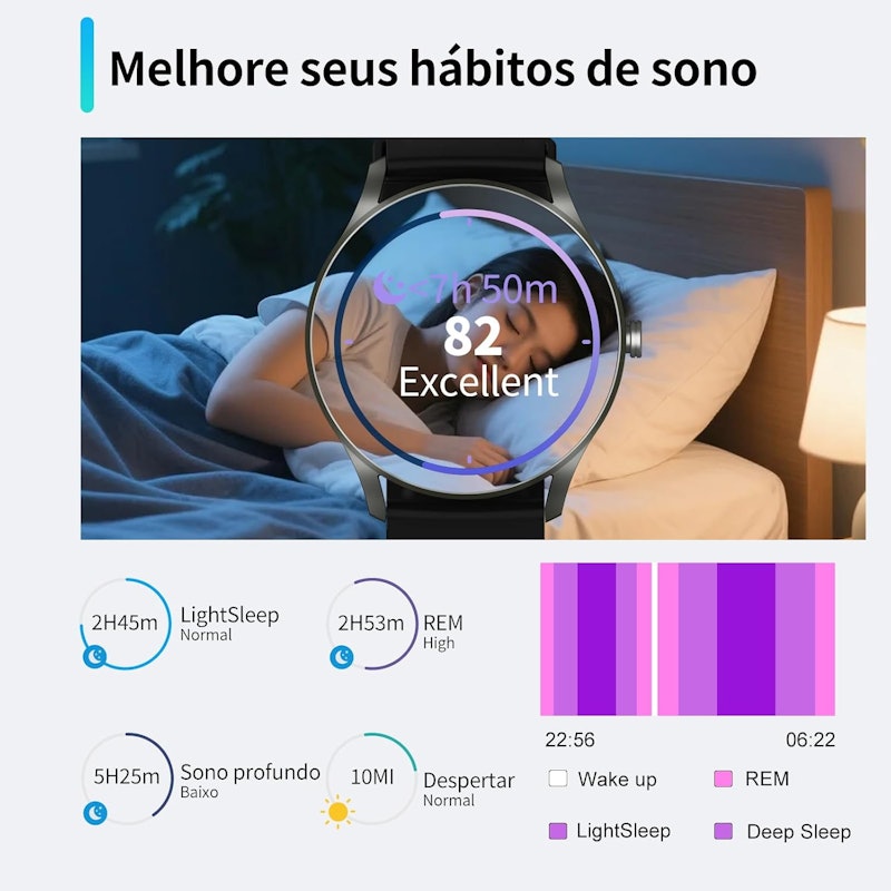 Relógio Smartwatch Redondo 5
