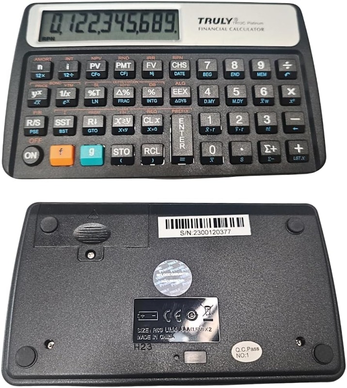 Calculadora Financeira Truly 2