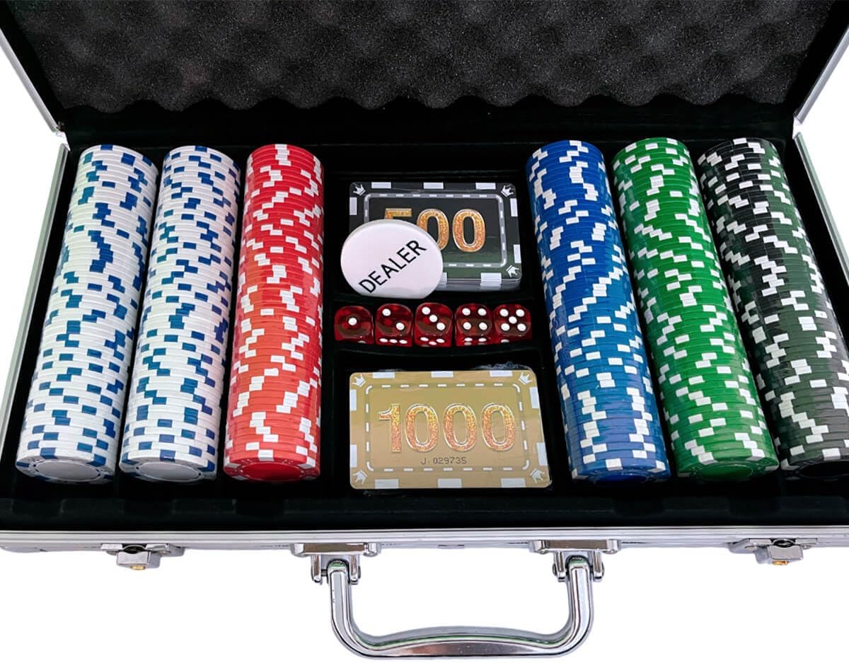 Jogo De Poker Com Maleta 300 Fichas 2