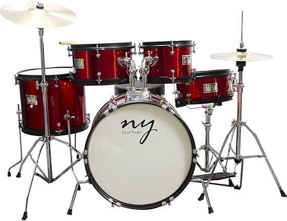 Bateria Acústica Infantil Junior com Banco New York 1