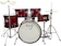 NY-F1RST Bateria Acústica Infantil Junior com Banco New York 1