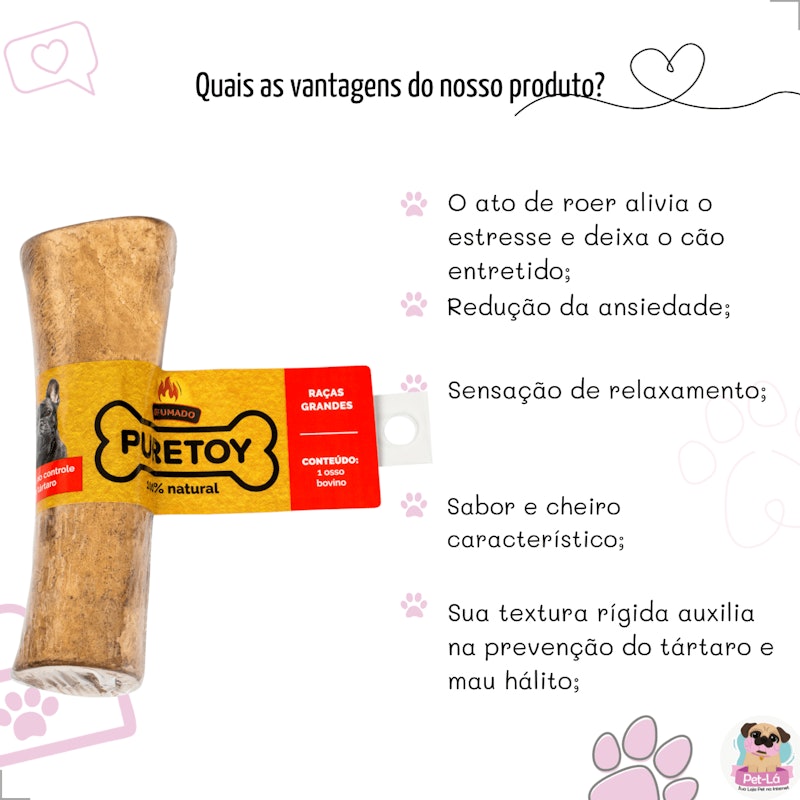Osso Bovino Defumado Grande 2