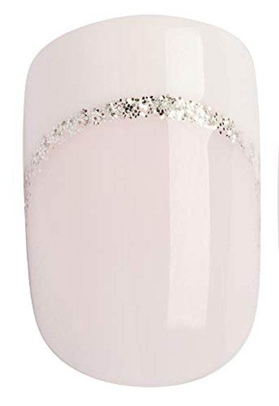 Unhas Postiças Belliz Francesinha Glitter 2
