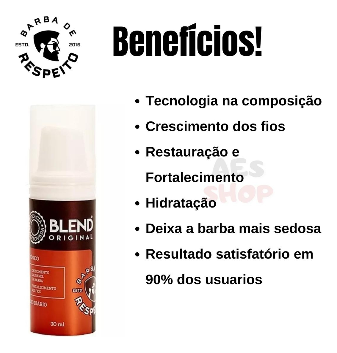 Blend Original para Crescimento de Barba Barba de Respeito 2