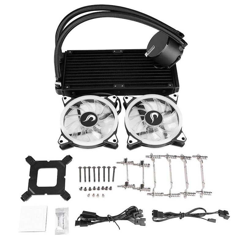 Water Cooler Black 240mm RGB - RM-WCB-02-RGB 5
