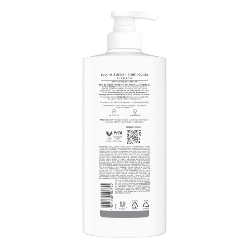 Shampoo Dove Reconstrução + Aminoácido 2