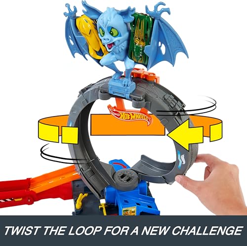 Hot Wheels City Pista de Brinquedo Ataque do Morcego 4