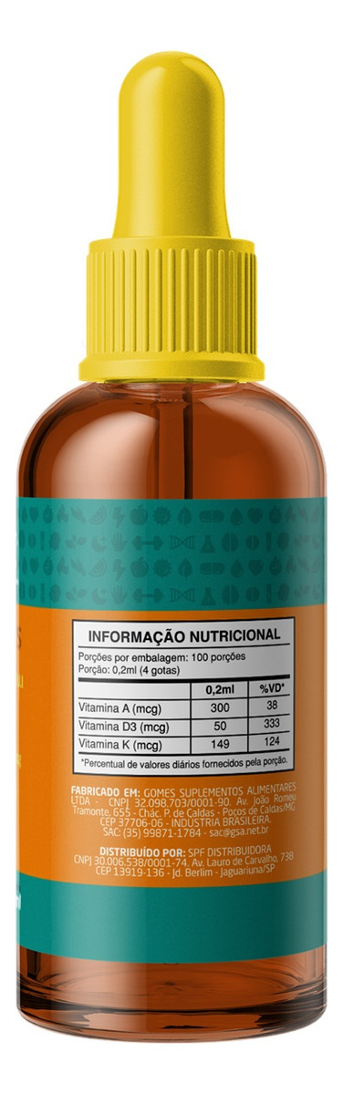 Tri-Uvit Vitamina D3 + K2 MK7 + A 4